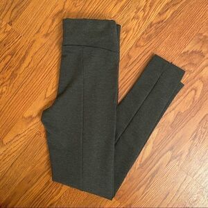 Umgee Charcoal Gray Ponte Pants Leggings Small
